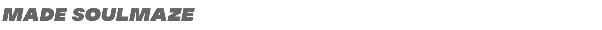 MADE Soulmaze Brush MADE Soulmaze Italic PERSONAL USE.otf font preview
